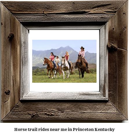 horse trail rides near me in Princeton, Kentucky